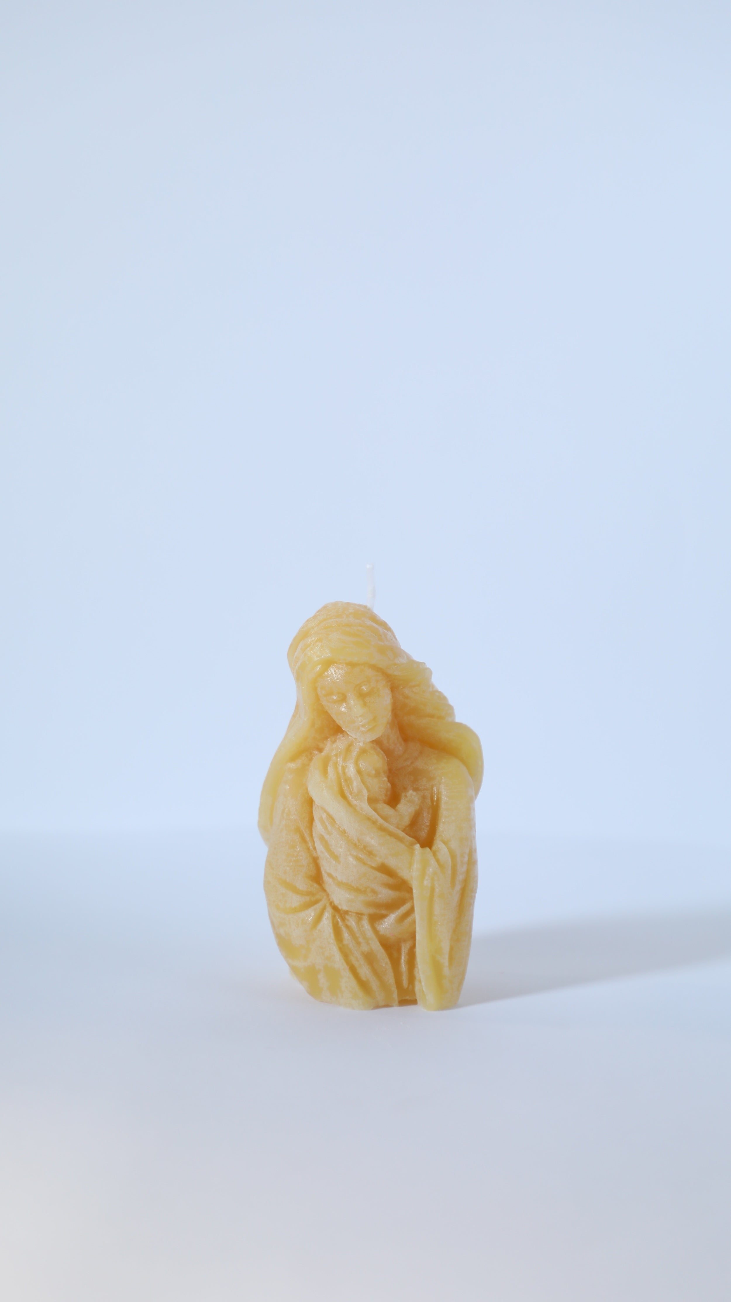 Handmade Virgin Mary & Baby Jesus Candle